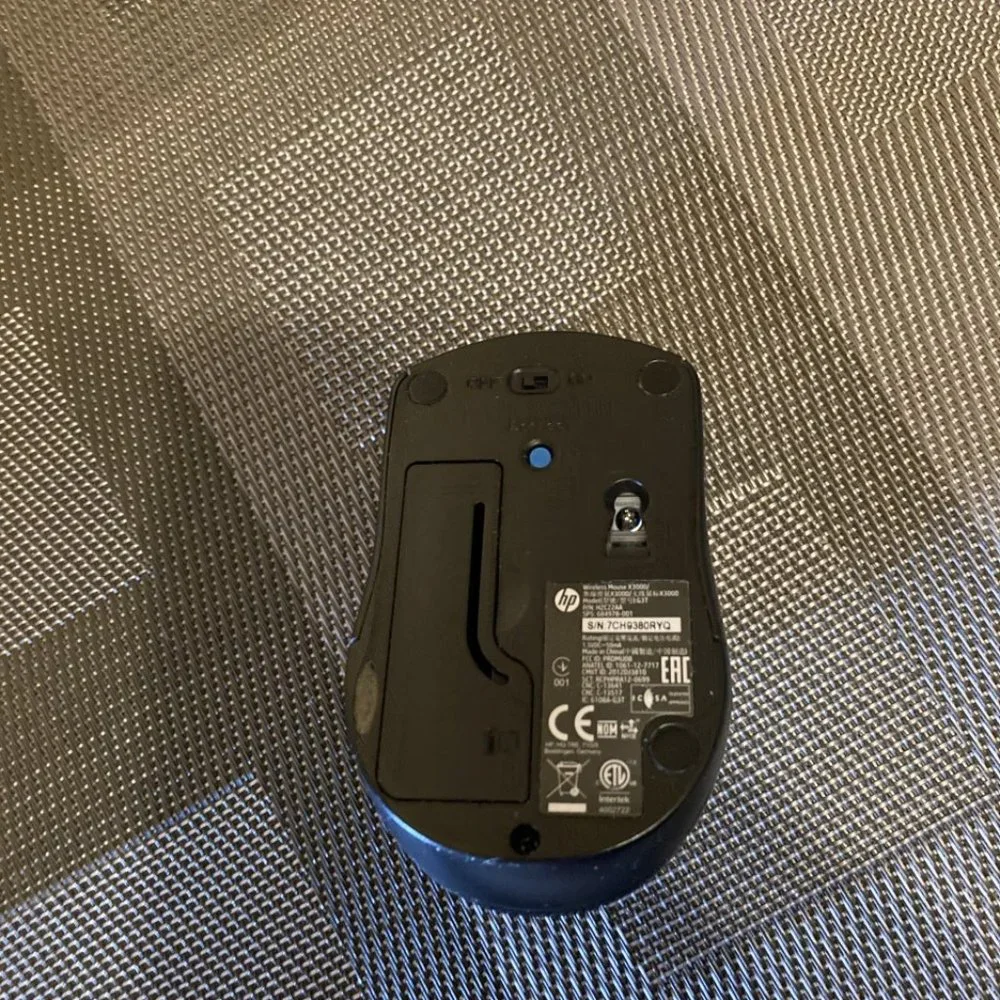 HP X3000 Wireless Mouse, Black